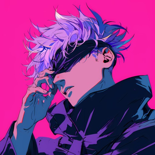 Anime Gojo Minimal Pfp