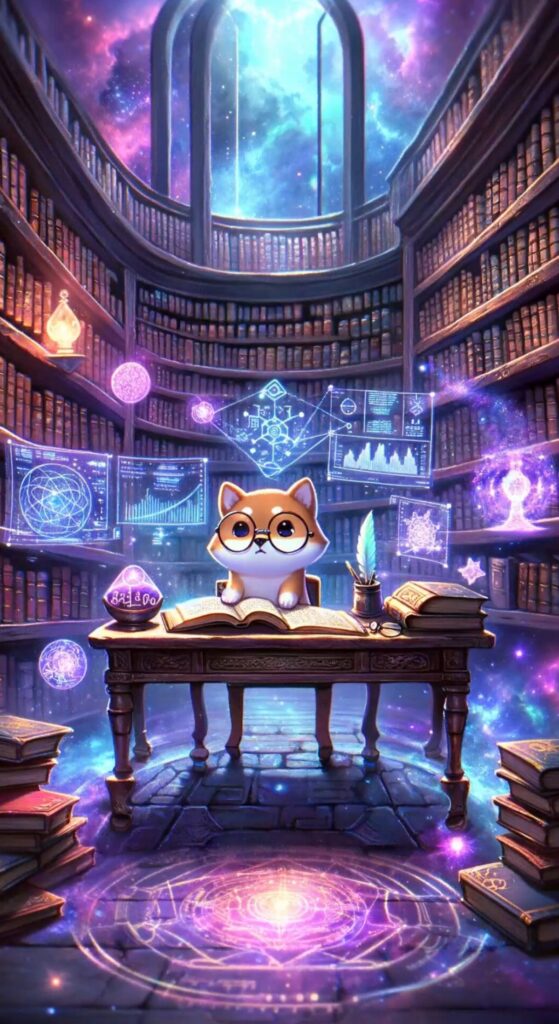 Cat Books Library Fantasy Wallpape