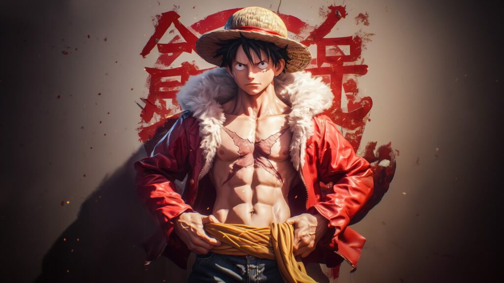 Cool Anime Monkey D Luffy Desktop Wallpaper