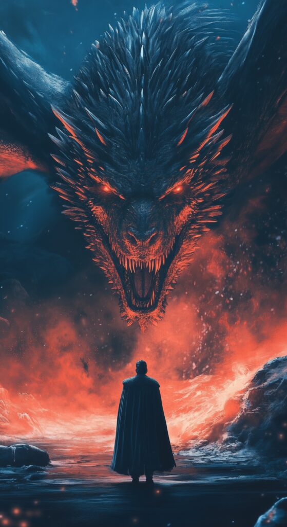 Dragon Worrior Fantasy Wallpaper