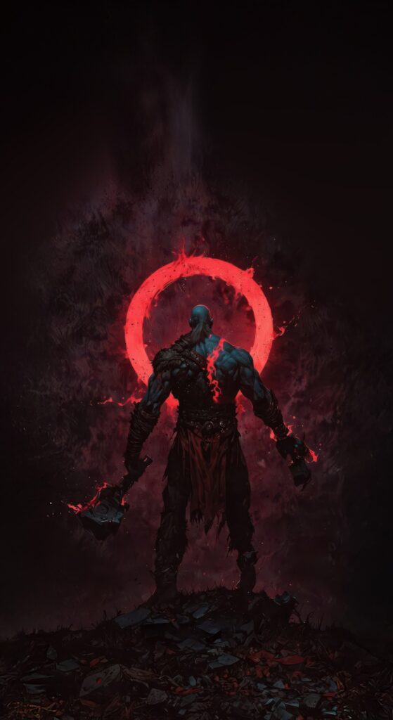 God of War Kratos Ai Wallpaper
