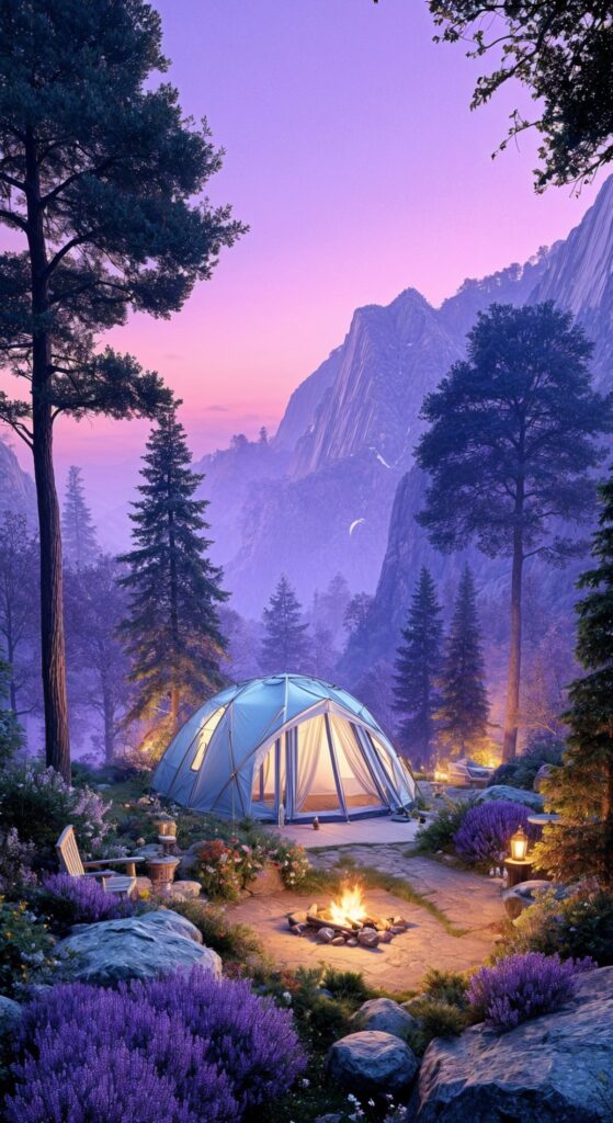 Nature Camping Wallpaper