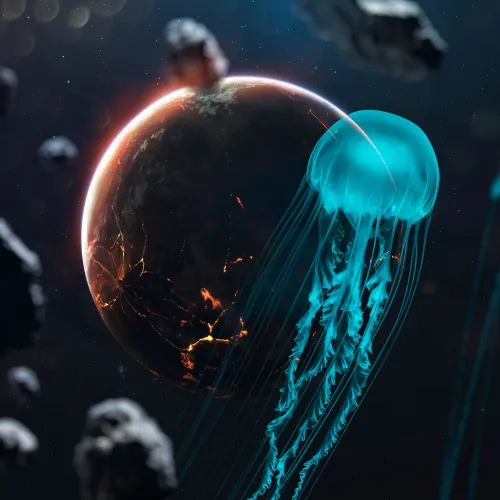 jelly fish in space dp