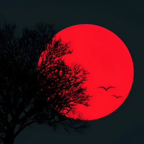 red moon profile pic