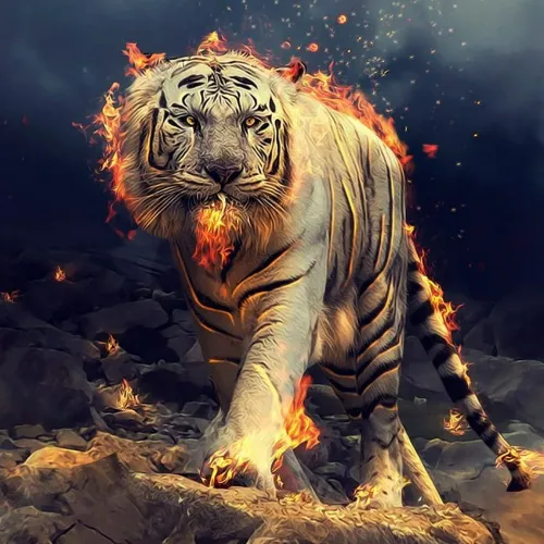 artistic tiger profile picture