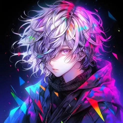 thumb for Neon Coolest Anime Boy Pfp
