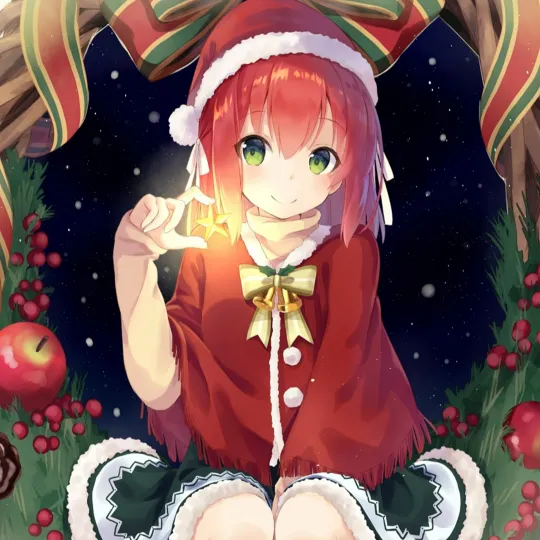 anime christmas pfp