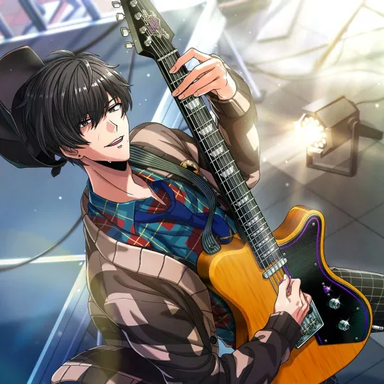 anime boy guitar pfp