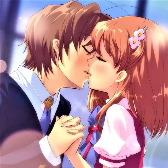 thumb for Anime Boy And Girl Kiss Pfp