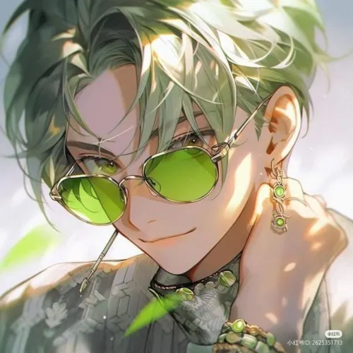 anime boy with sunglass pfp