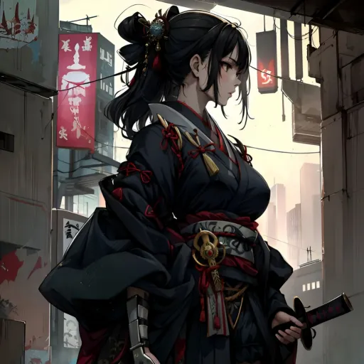 samurai girl pfp