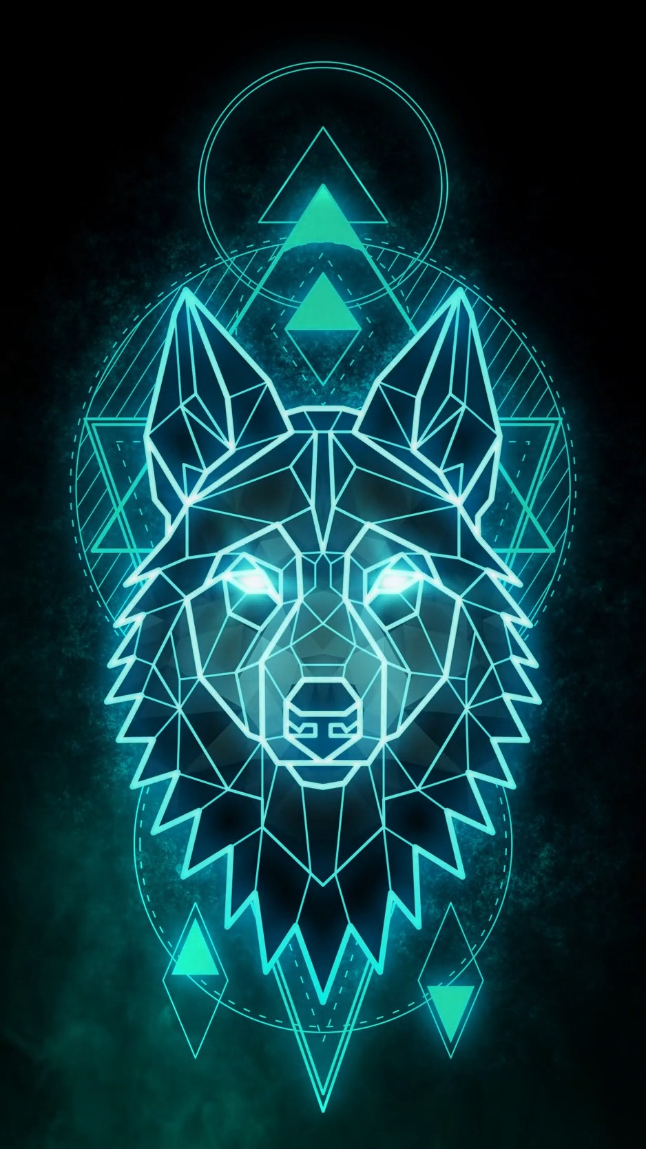 thumb for Geometric Wolf Live Wallpaper
