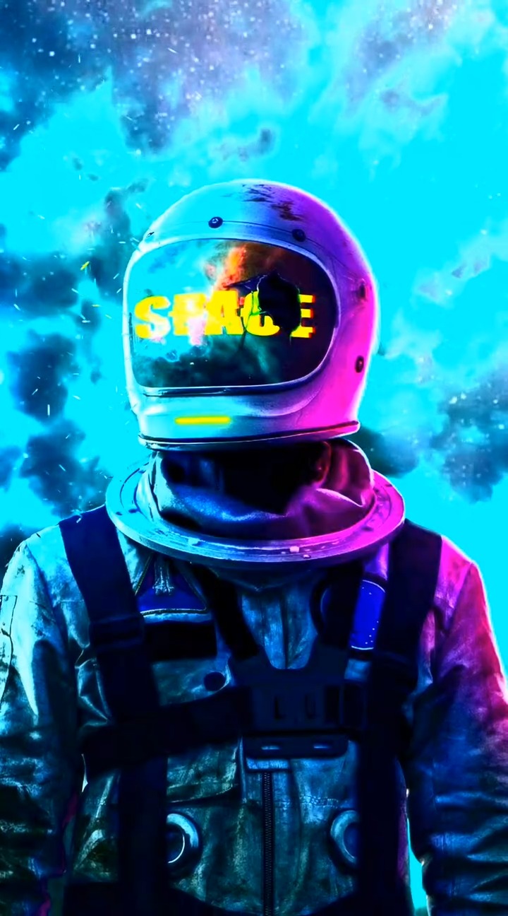 thumb for Astronaut Neon Live Wallpaper