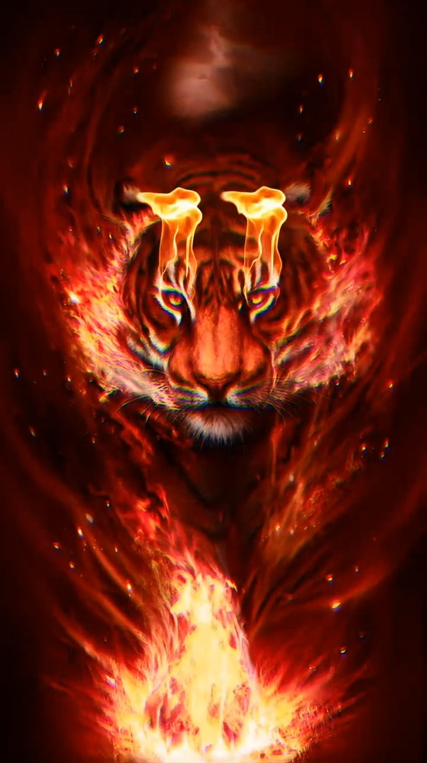 thumb for Fire Tiger Live Wallpaper