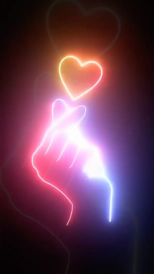 thumb for Finger Heart Live Wallpaper
