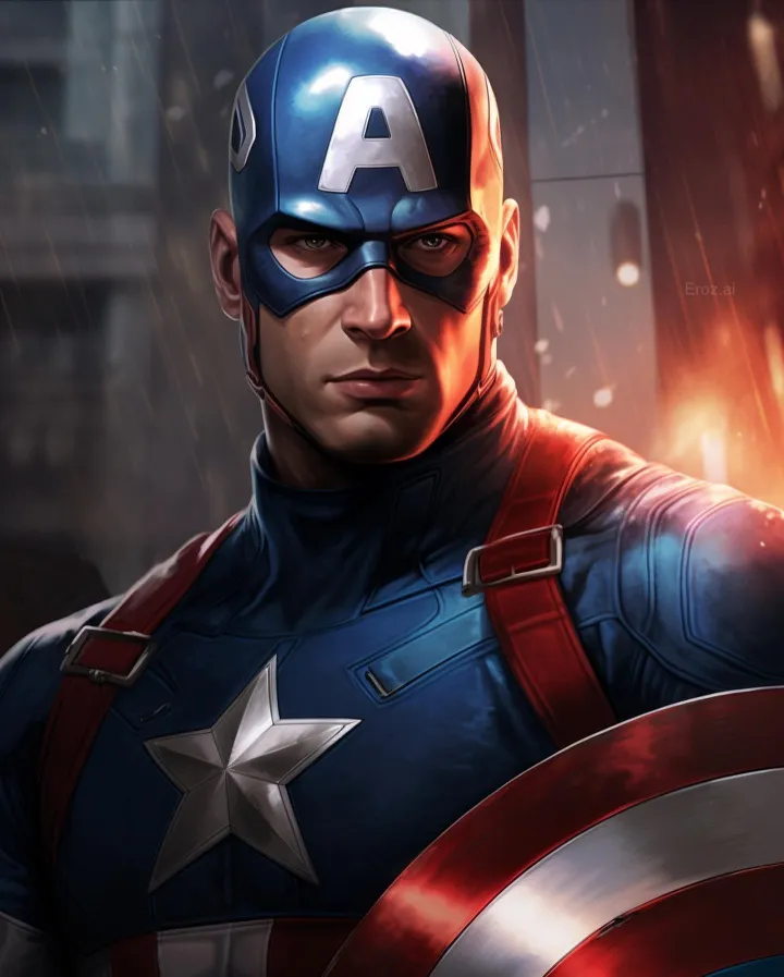 thumb for Captain America Neon Wallpaper