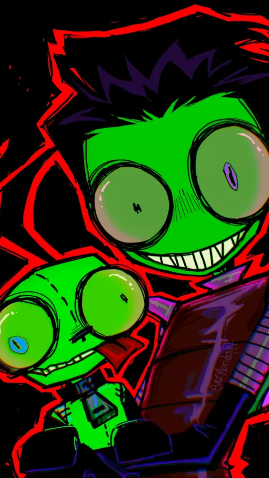 thumb for Invader Zim Home Screen Wallpaper