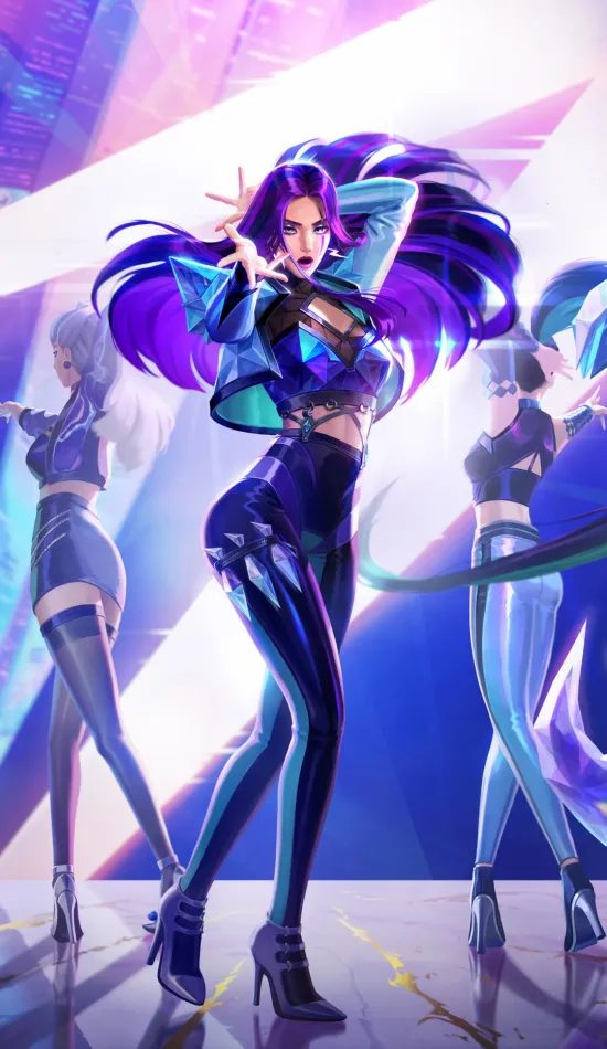 kda league of legends game wallpaper