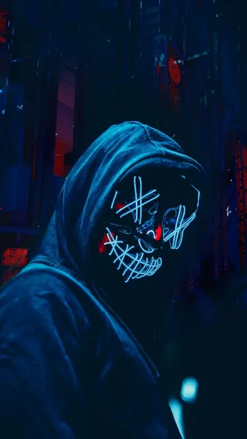 cool mask hoodie wallpaper