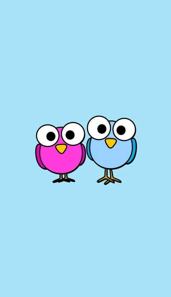 thumb for Cute Birds Cartoon Wallpaper