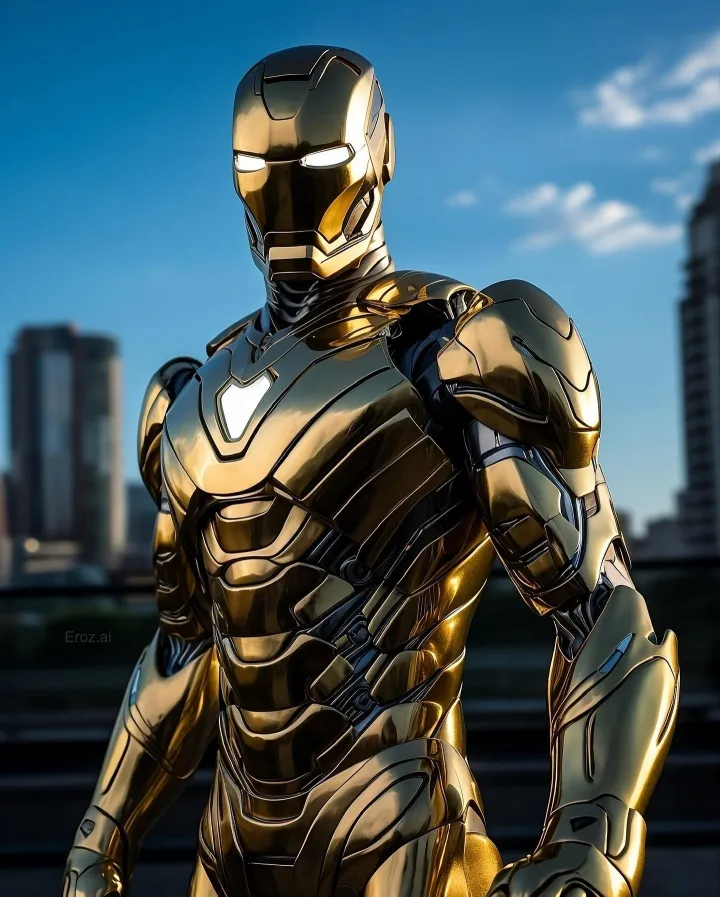 thumb for Gold Dress Ironman 4k Wallpaper