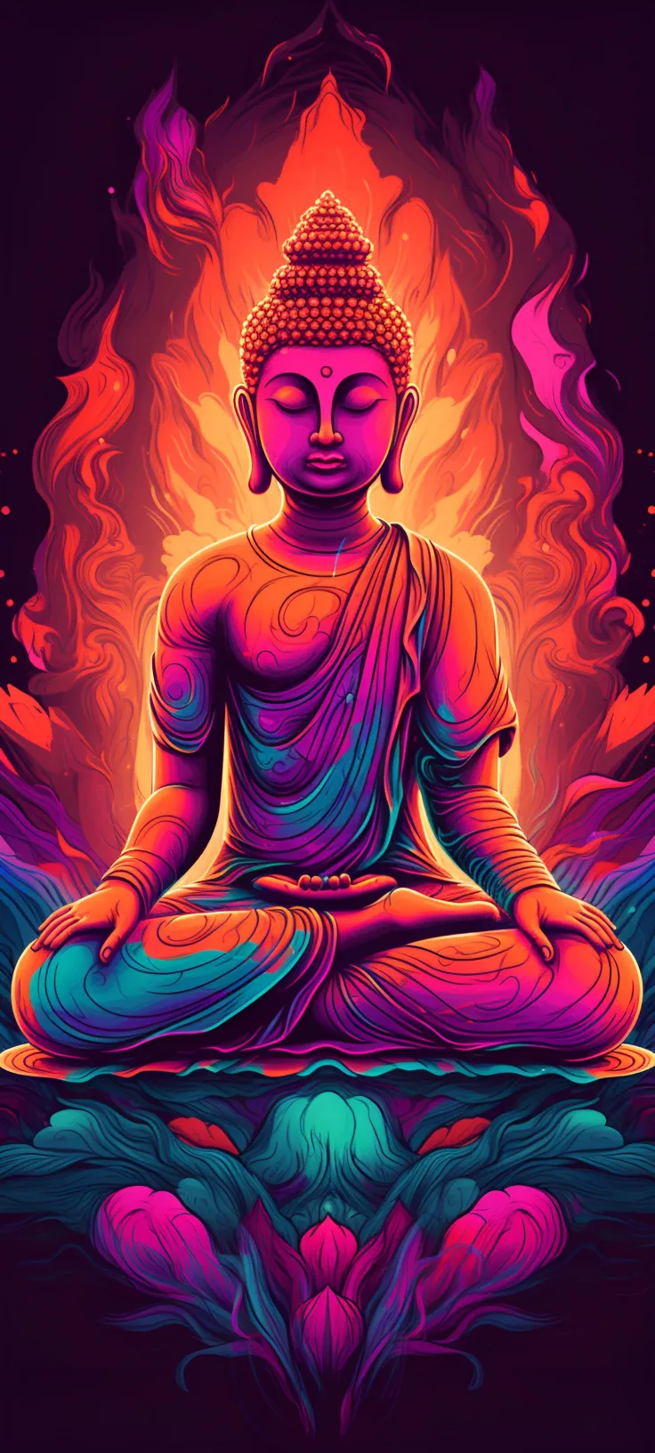 thumb for God Buddha Meditation Wallpaper