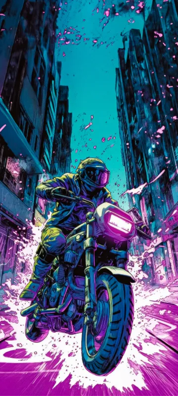 cool cyberpunk vehicle wallpaper