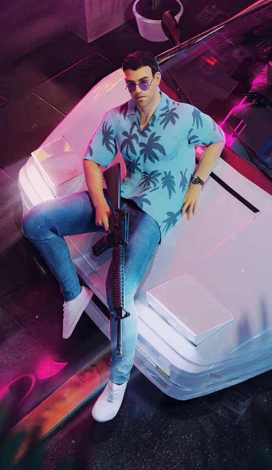 tommy vercetti gta vice city game wallpaper