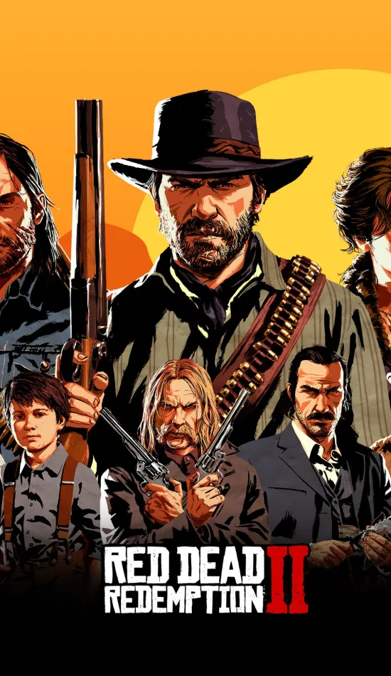 red dead redemption 2 game characters wallpaper