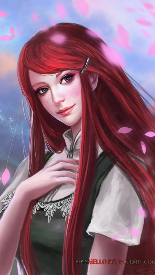 kushina uzumaki lock screen wallpaper