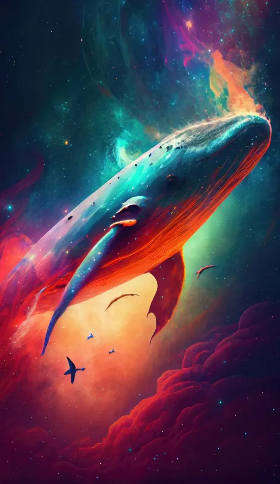 thumb for Space Whale Wallpaper