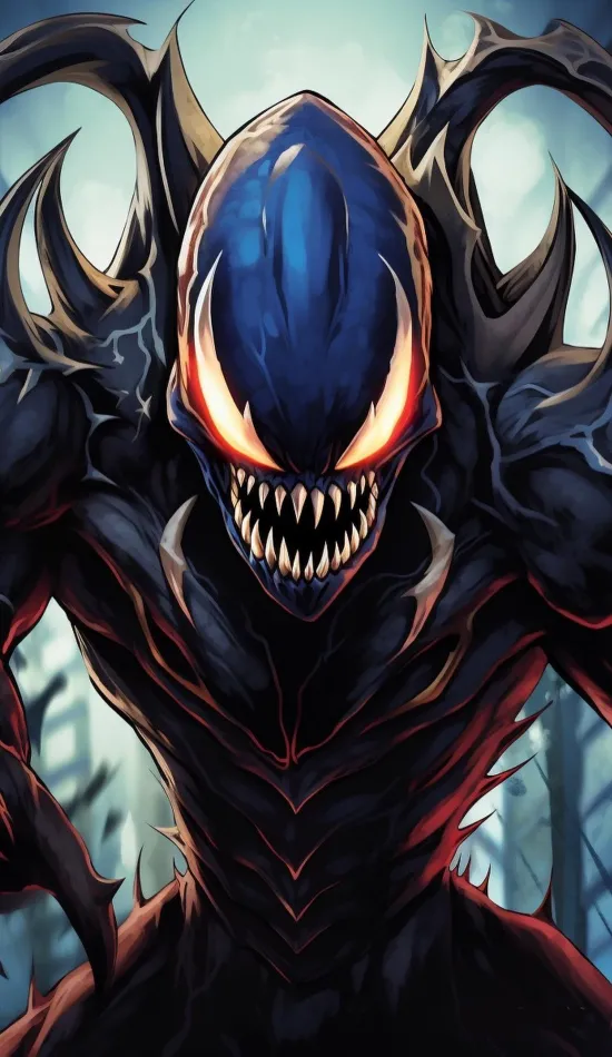 thumb for Muscular Venom Neon Wallpaper