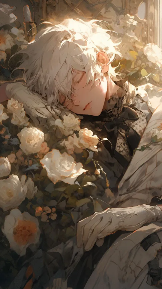 guy roses flowers dream anime wallpaper