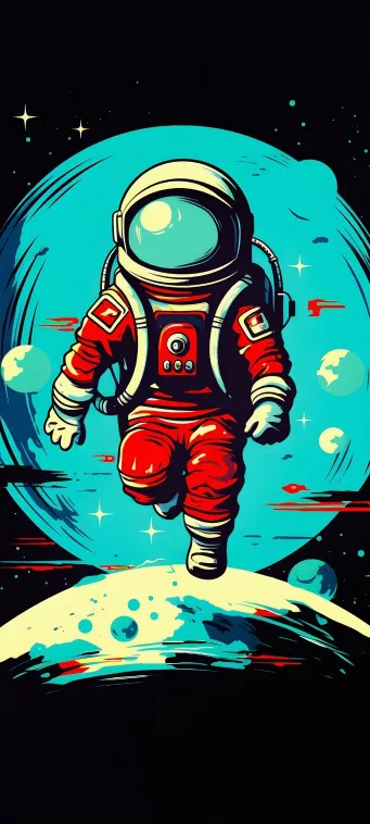 thumb for Astronauts Operate Controls Wallpaper