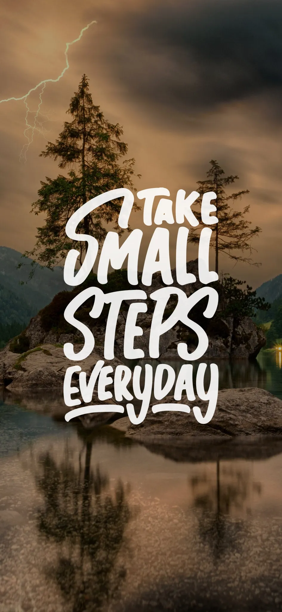 thumb for Take Small Steps Everyday Motivational Quotes Wallpaper