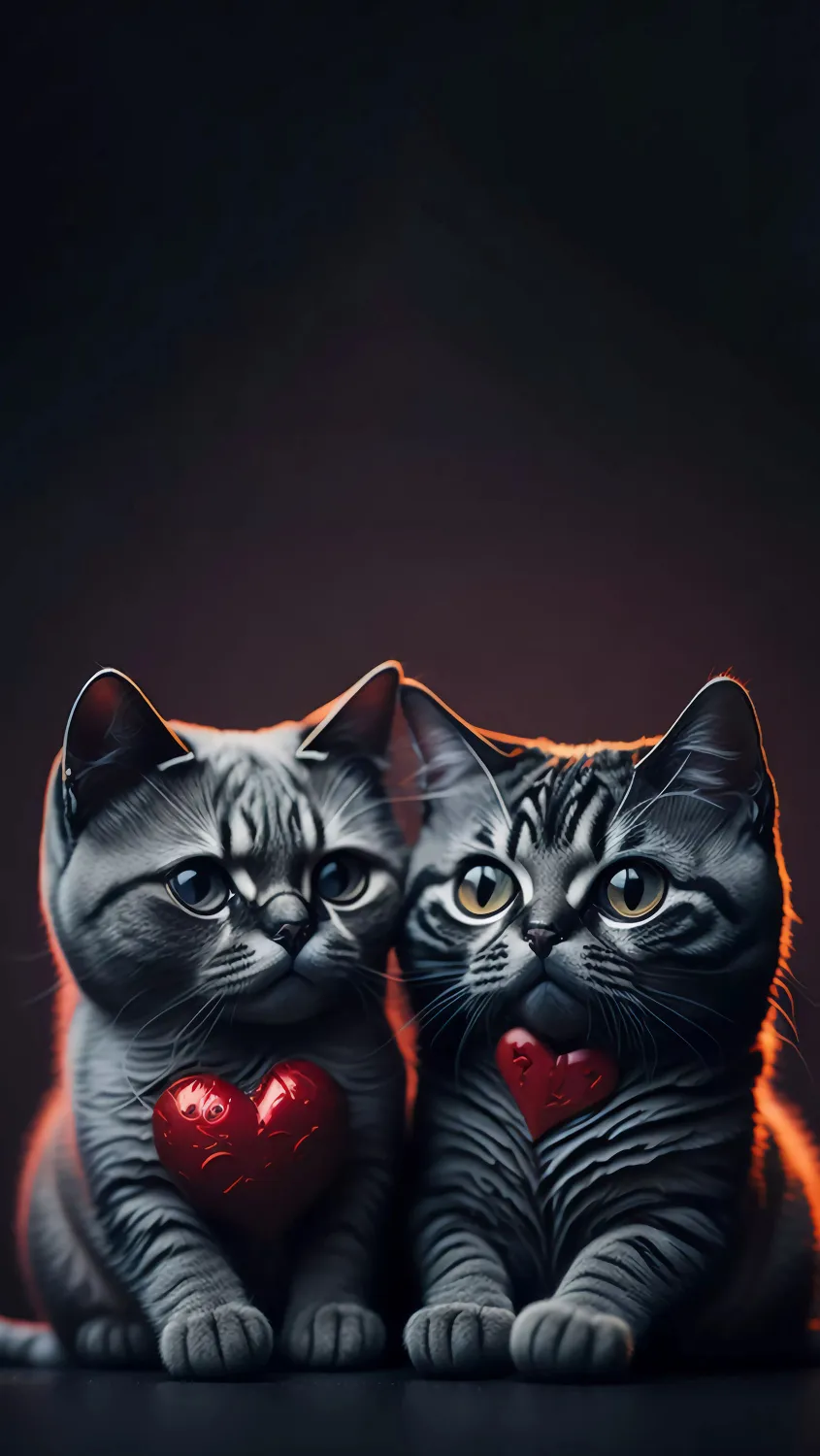 thumb for Cat Baby Couple Wallpaper