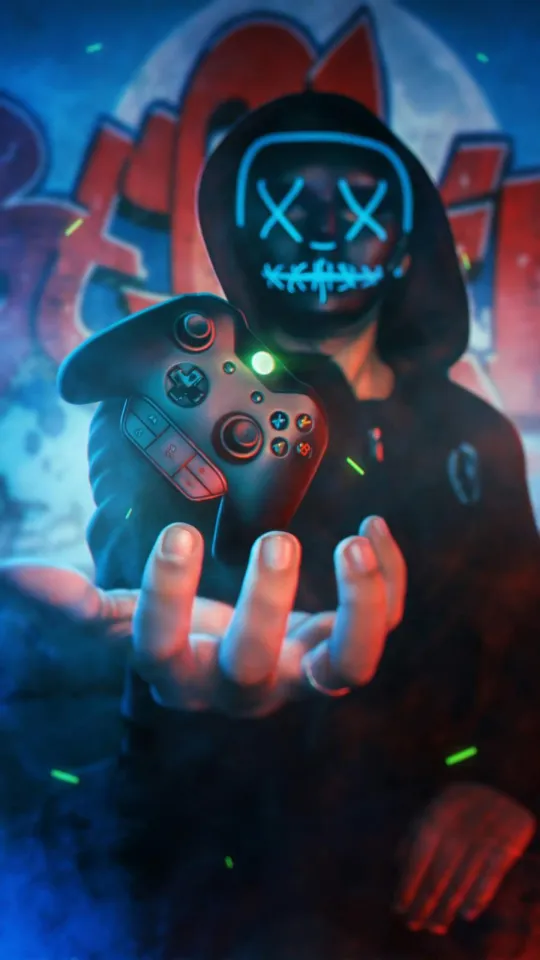 thumb for Gamer Boy With Gampad Wallpaper