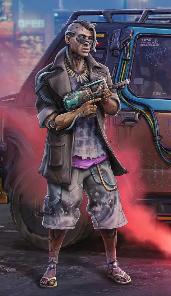 voodoo boy cyberpunk 2077 game wallpaper