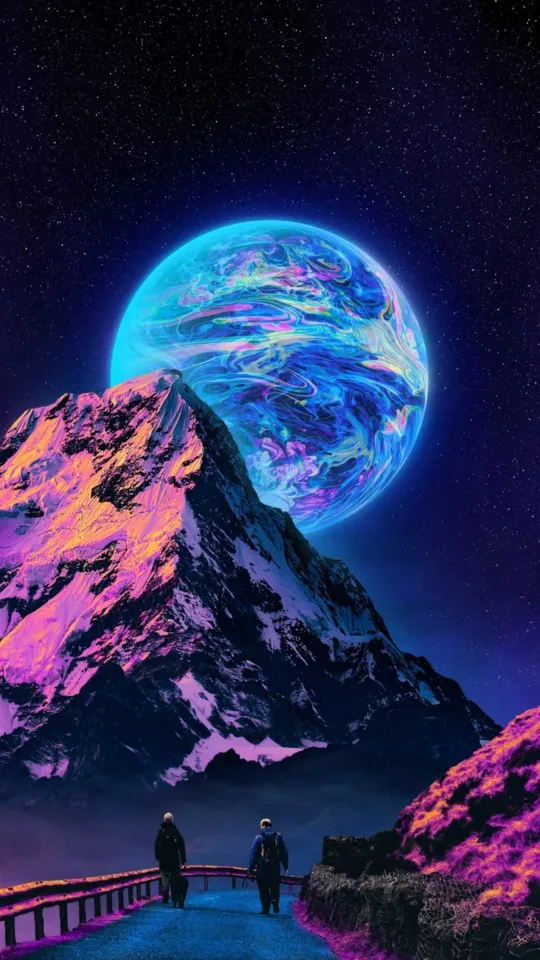 thumb for Trippy Dark Android Wallpaper