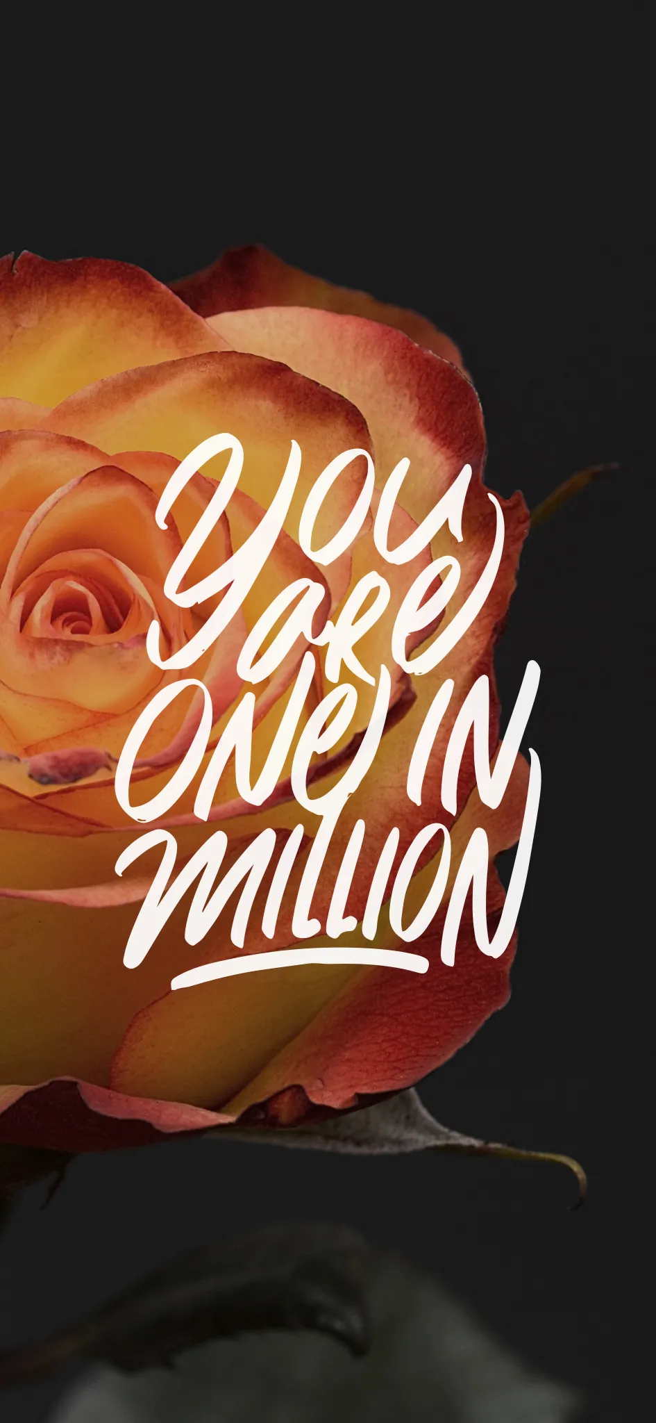 thumb for You Are One In Million Motivational Quotes Wallpaper