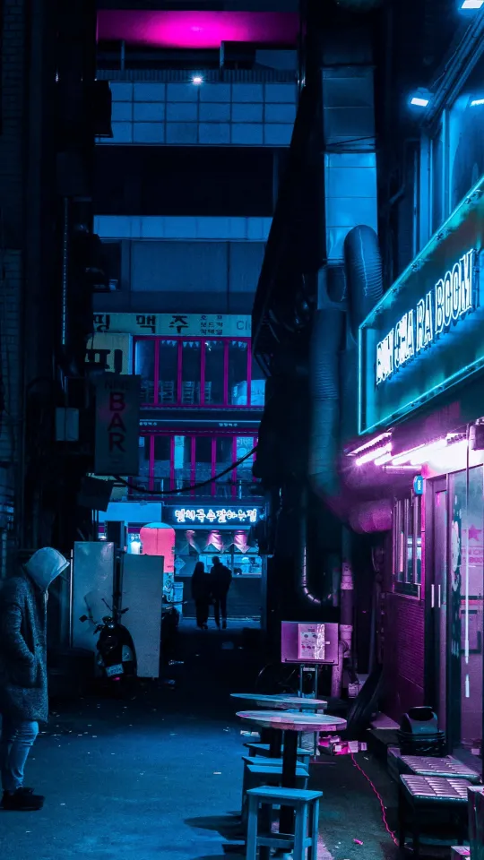 neon city cool wallpaper