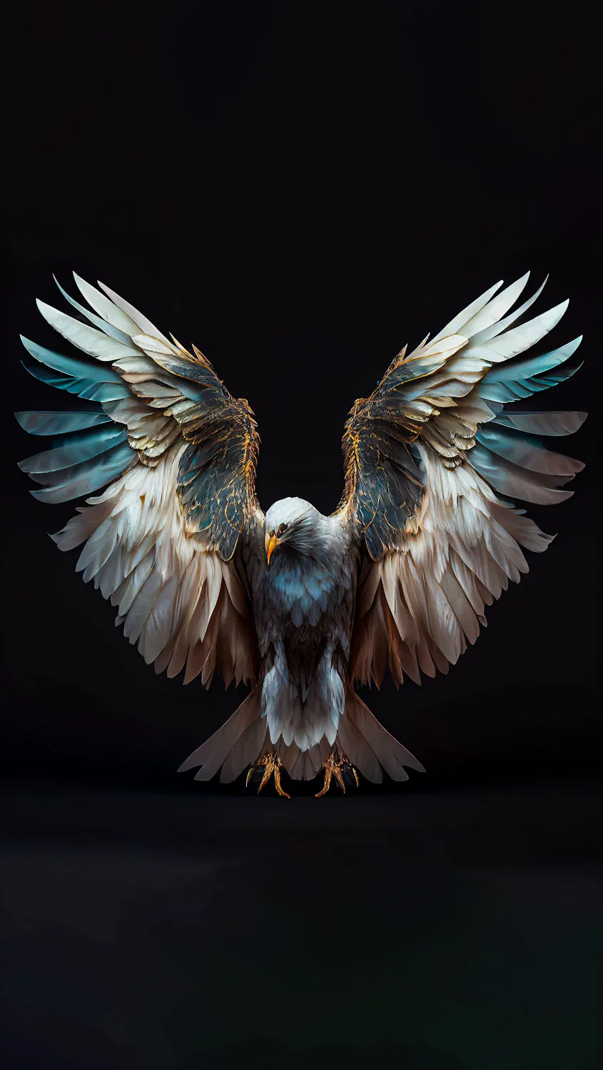 ai generated eagle wallpaper