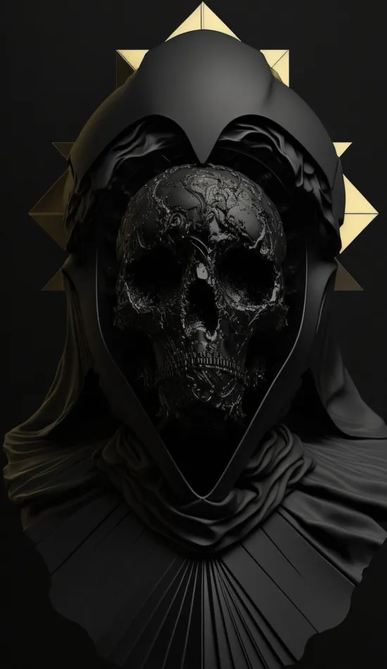 black skull wallpaper