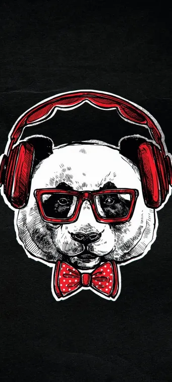 panda headphone wallpaper
