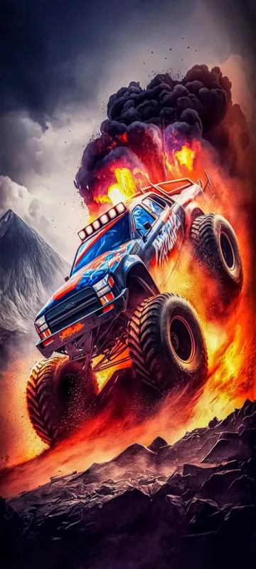 monster truck wallpaper