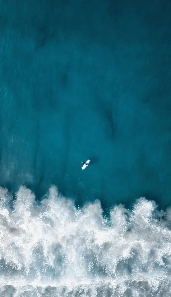 ocean drone unsplash wallpaper
