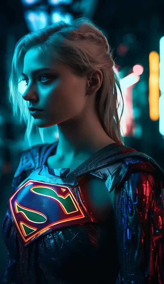 supergirl art wallpaper