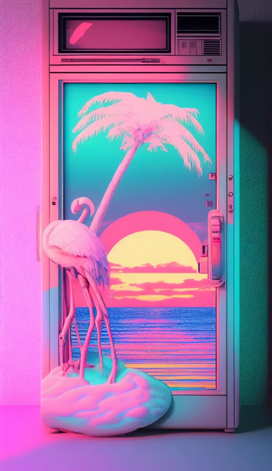 vaporwave pink wallpaper