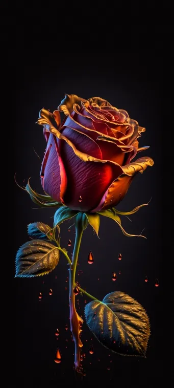 rose dark iphone wallpaper