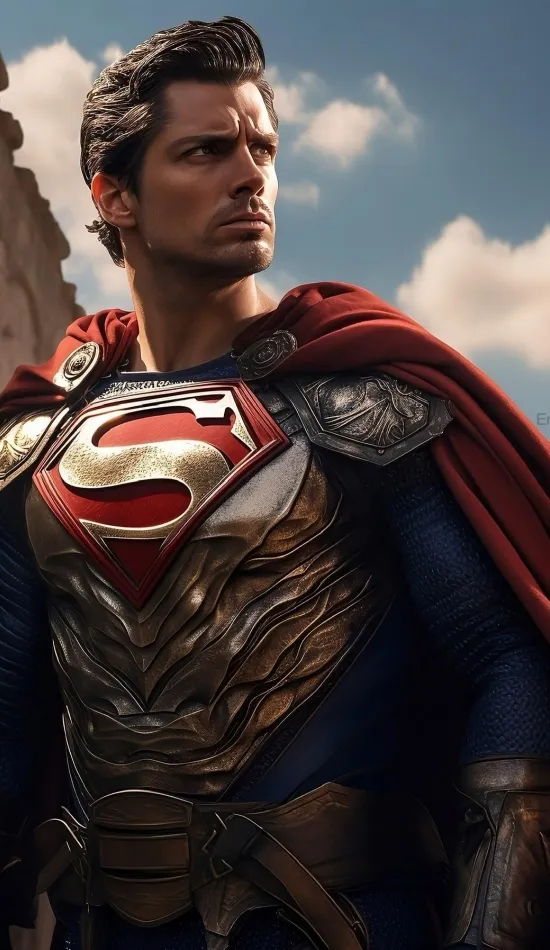 superman ai generated wallpaper